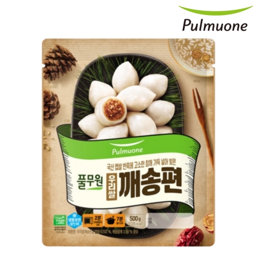 우리쌀 깨송편 500g