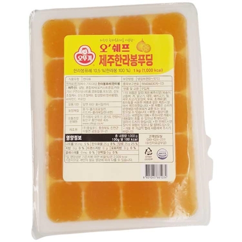 맛나 오쉐프제주한라봉푸딩 1KG/오뚜기_이미지