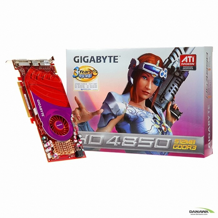 GIGABYTE �󵥿� HD 4850 The Classic 512MB