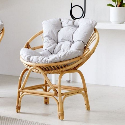 사라방드 UP1 자야 라운지 라탄의자 1인용