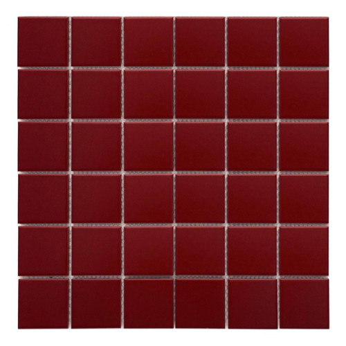 무광 모자이크 타일 G48-BURGUNDY-M