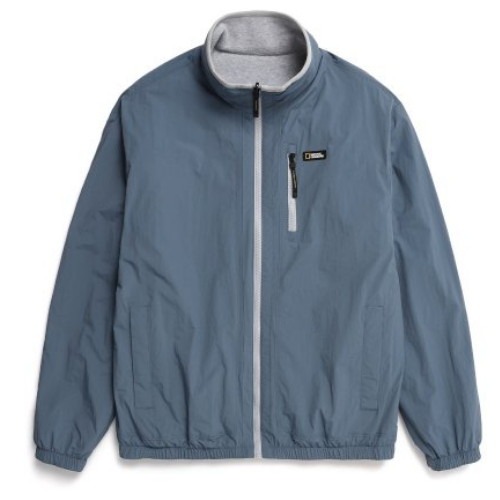 내셔널지오그래픽 하이넥 마이크로 플리스 배색 리버시블 집업 N224UFJ730_이미지