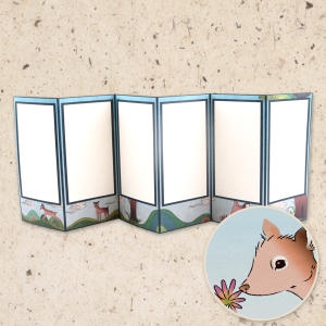 메이크문구 DIY550 나만의 병풍 만들기 6폭 무지