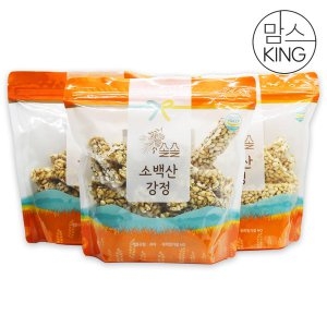맘스킹 온전식품 단양솔솔소백산수제강정3종세트 쌀+현미+보리_이미지