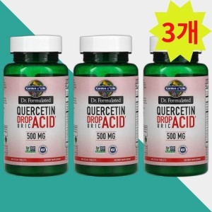 에이치브이엘 가든오브라이프 Dr. Formulated 퀘르세틴 드롭 요산 60캡슐 (3개)