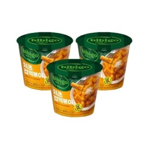 CJ제일제당 비비고 치즈 컵떡볶이 108g (3개)_이미지