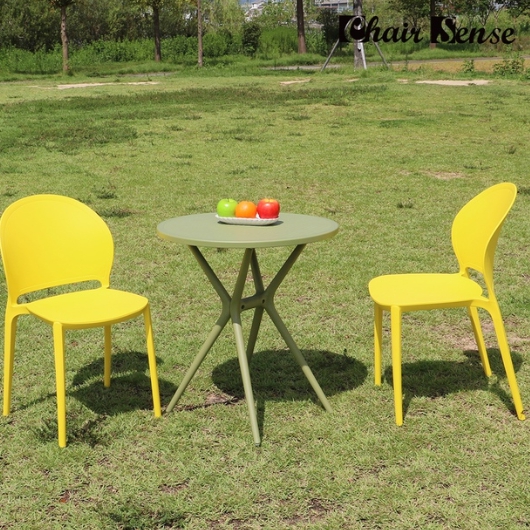 체어센스 퍼센트 야외 테이블 650 (스푼의자2개)_이미지