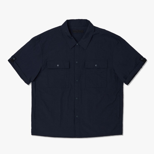 플랙진 공용 아웃포켓 반팔 슬리브 셔츠 PWTI2SSL21M_이미지