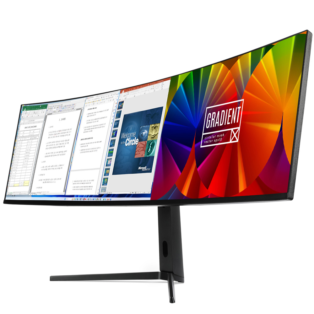 비트엠 Newsync U4960DQ IPS 커브드 HDR 무결점