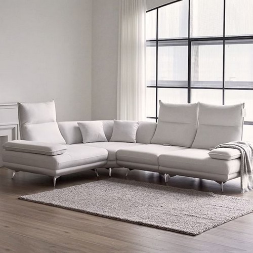 웰퍼니쳐 빅토리아 코너형 스윙 패브릭 소파 4인용 (스툴별도)_이미지