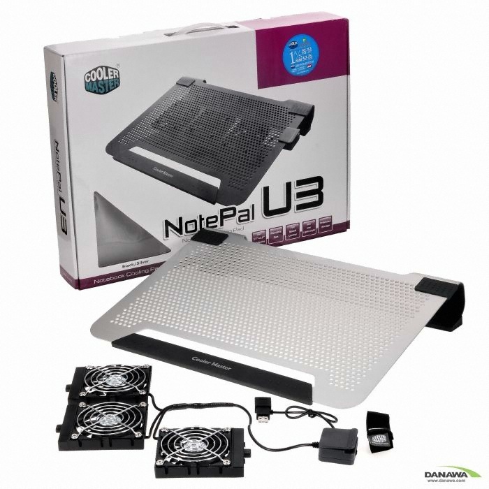 쿨러마스터 NotePal U3 - 대양케이스 (실버)_이미지