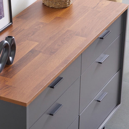 파란들 트리쉬 와이드 서랍 화장대 1200_이미지