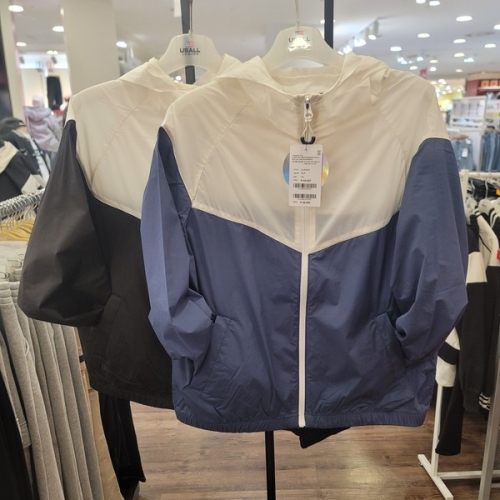 해운대 액티고 배색 후드바람막이 점퍼 ULJA25401