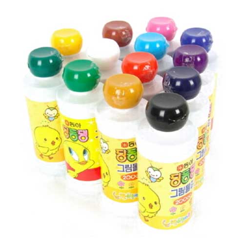 동아 딩동댕 그림물감 200ml (1개)_이미지