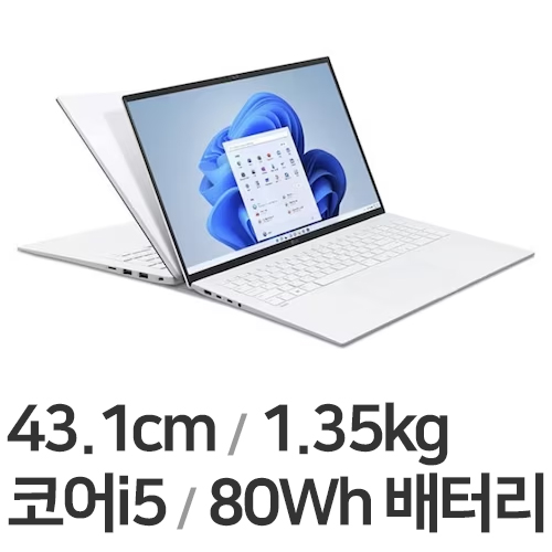 LG전자 2022 그램17(12세대) 17Z90Q-G.AA5NK (SSD 512GB)
