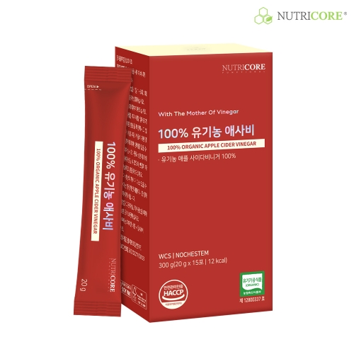 뉴트리코어 100% 유기농 애사비 300g(20gx15포) (1개)_이미지