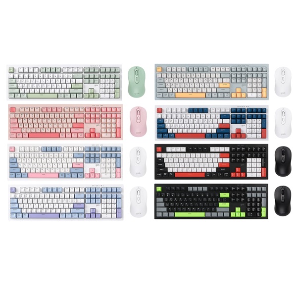 지클릭커 OFFICEPRO WMK90 사일런스 M 108 무선 키보드 마우스 세트
