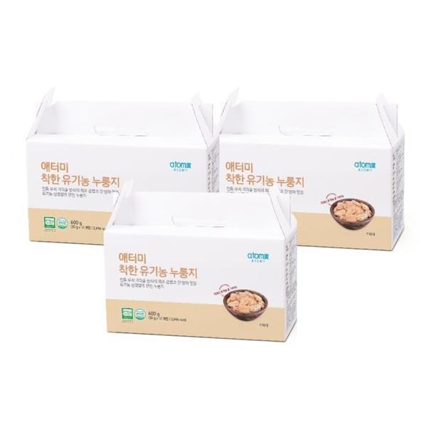 애터미 착한 유기농 누룽지 600g [3개]