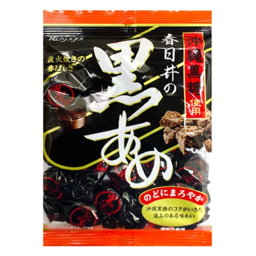 카수가이 구로아메 흑사탕 129g (8개)_이미지