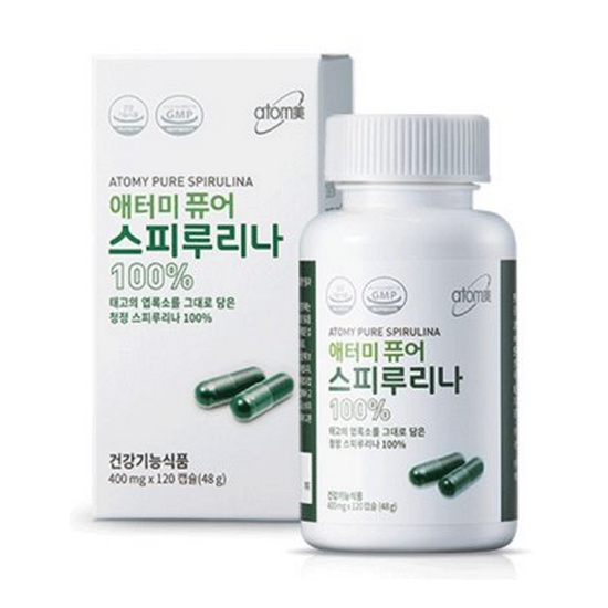 애터미 퓨어 스피루리나 120캡슐 (1개)