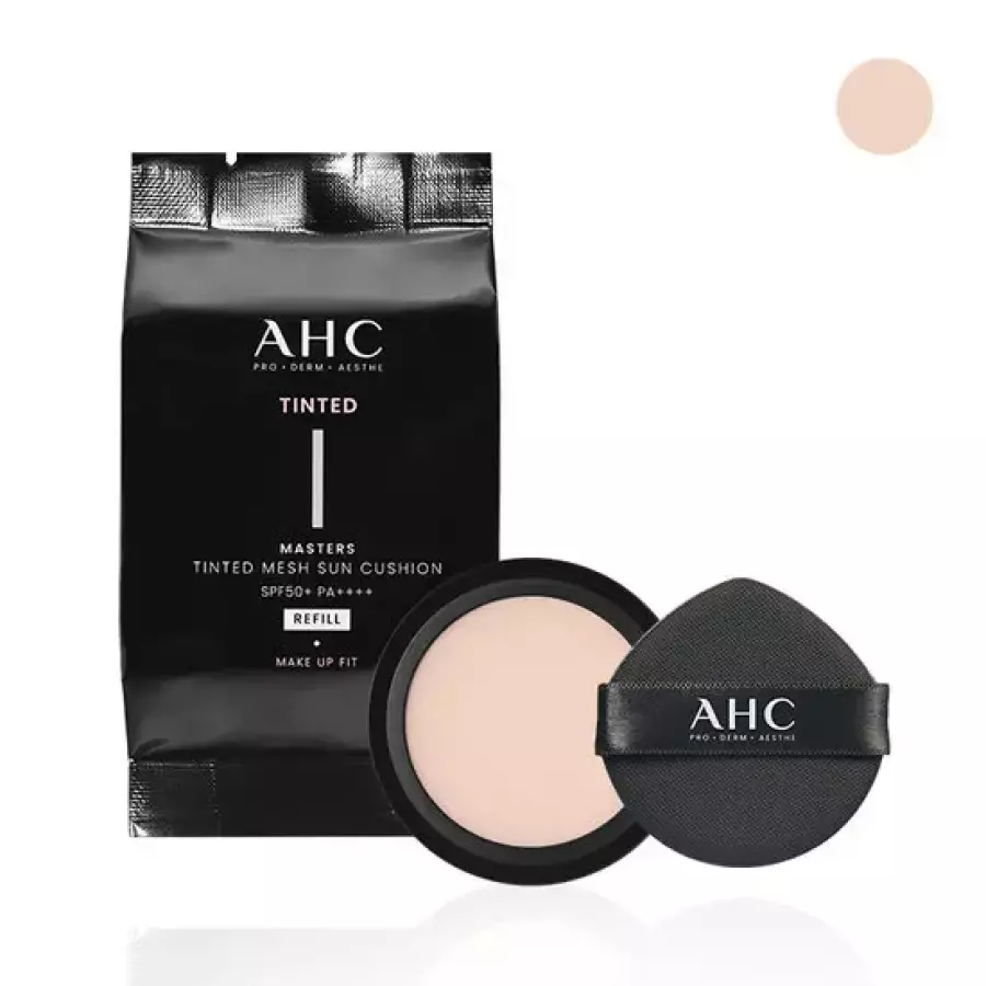 AHC 마스터즈 틴티드 메쉬 선쿠션 15g (리필5개)_이미지