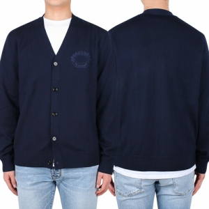  버버리 남성 엠브로이더리 오크 리프 크레스트 울 가디건_8063637