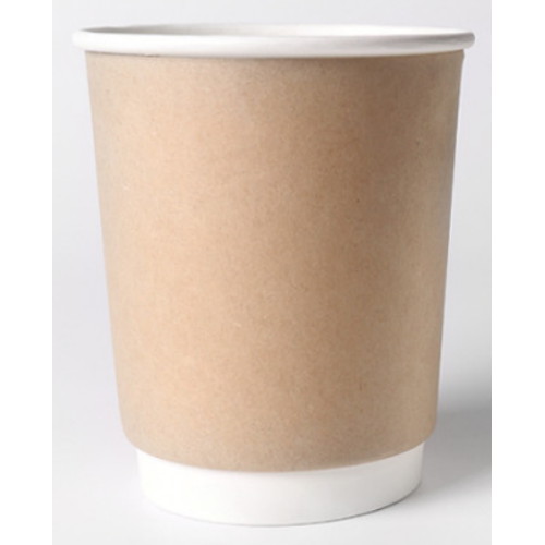 10온스 크라프트 이중 종이컵