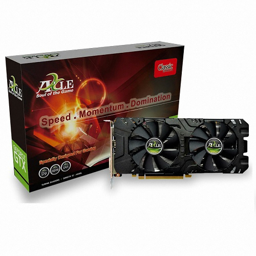 액슬 지포스 GTX 1660 Ti D6 6GB DUAL 백플레이트
