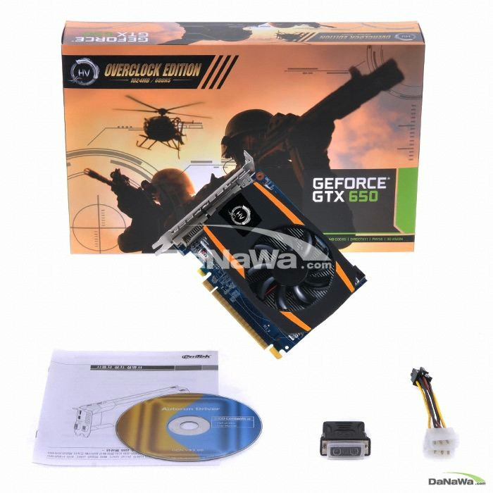 이엠텍 HV 지포스 GTX650 OverClock Edition D5 1GB_이미지