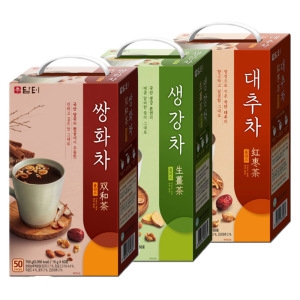 담터 쌍화차 플러스 50T + 생강차 플러스 50T + 대추차 플러스 50T 스틱 겨울 건강차 3종 한방차 전통차_이미지