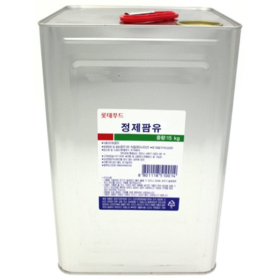 롯데푸드 정제 팜유 15kg (1개)