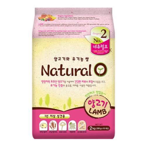 팜스코 네츄럴오 유기농 쌀과 양고기 10kg