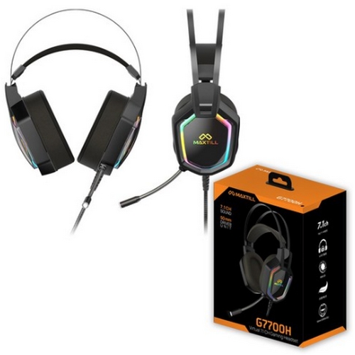 MAXTILL G7700H ENC 가상 7.1채널 RGB 게이밍 헤드셋 (블랙)_이미지