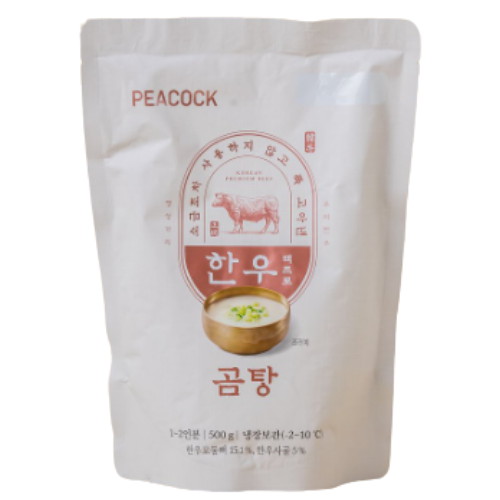 이마트 피코크 한우100% 곰탕 500g (1개)