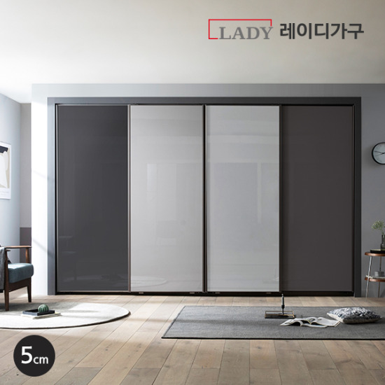 매튜 글로시 슬라이딩 붙박이장