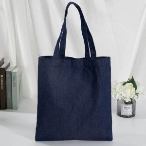 무지 디자인 데일리 코디 진청 에코백 WFA9A33