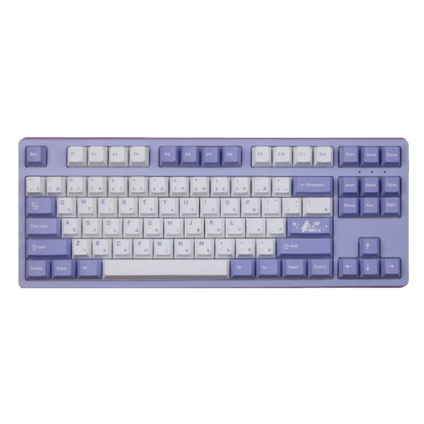 닌자87PRO V2 유무선 수제풀윤활 기계식 퍼플