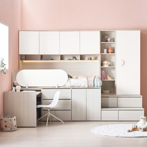 꿈꾸는요셉 디노 DNSET9 수납 침대 SS (매트별도)