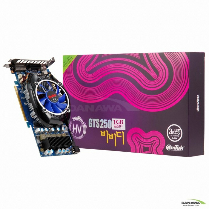 �̿��� HV ������ GTS250 ���� D3 1GB
