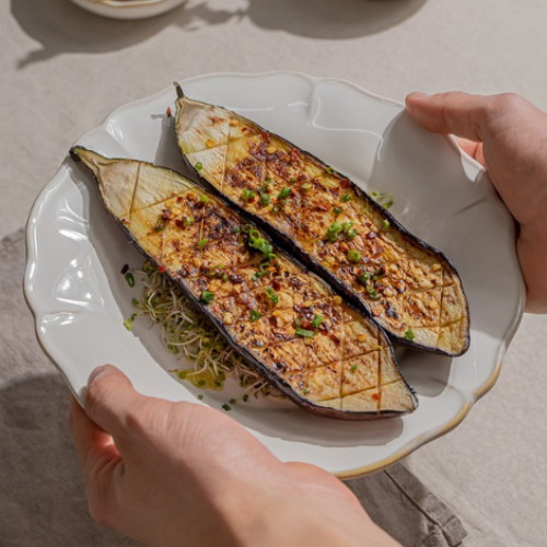 플라워 테이블웨어 원형접시 2호 22cm