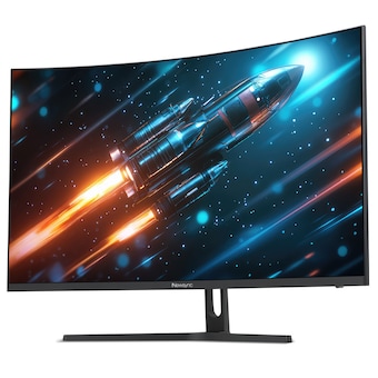 비트엠 Newsync X32GQ 165 <b>커브드</b> 1500R 게이밍
