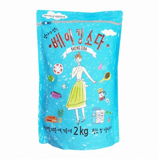 애경 엄마의 선택 100% 천연 베이킹소다 주방세제 2kg (3개)_이미지