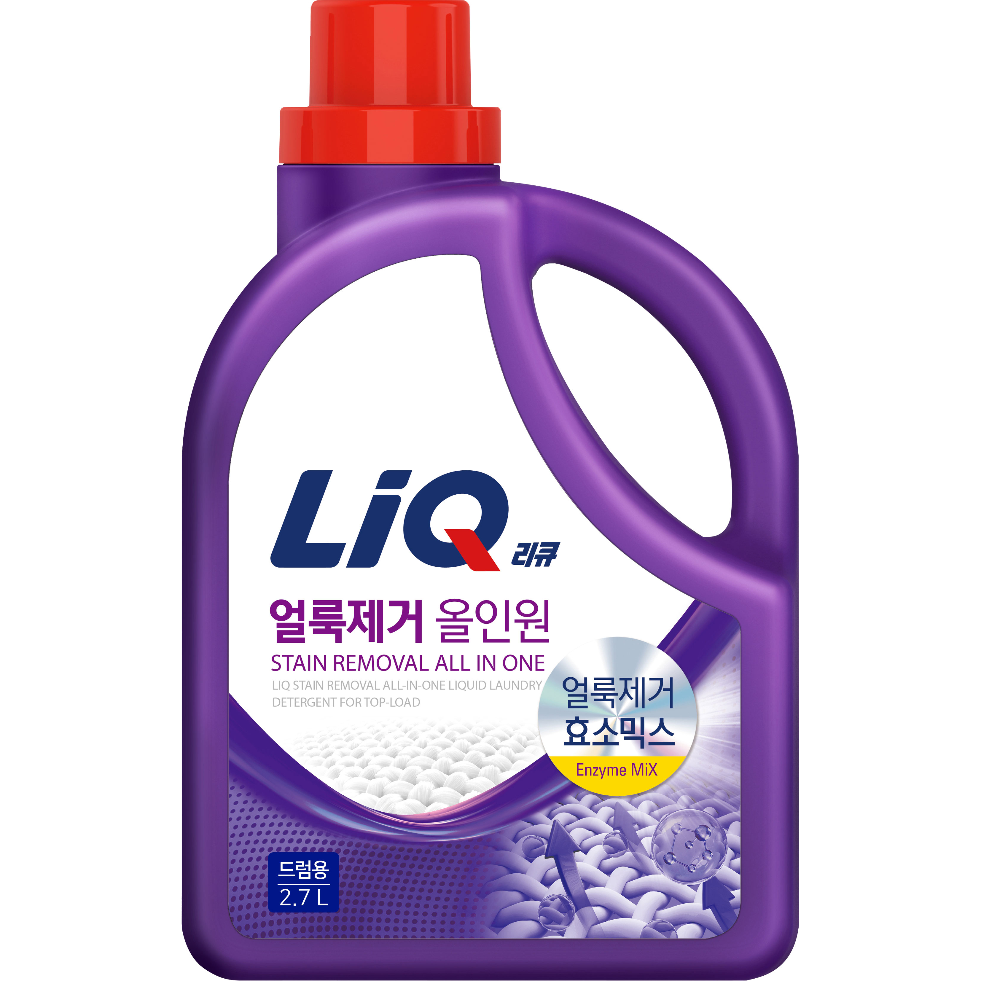 리큐 얼룩제거 올인원 드럼용 2.7L