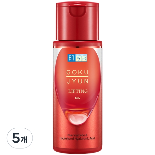 하다라보 고쿠쥰 리프팅 밀크 140ml (5개)_이미지