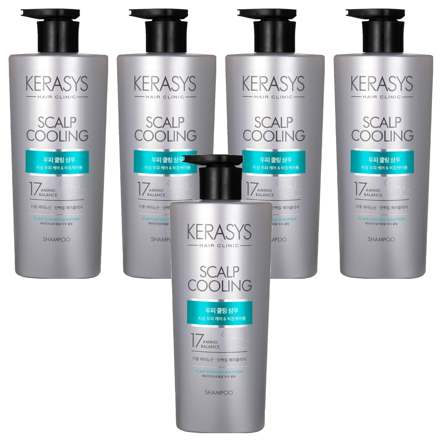 케라시스 두피 쿨링 단백질 샴푸 750ml (5개)_이미지