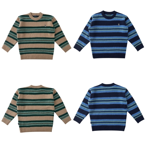 정 BE/BL 스트라이프 풀오버 23C75-300-0102