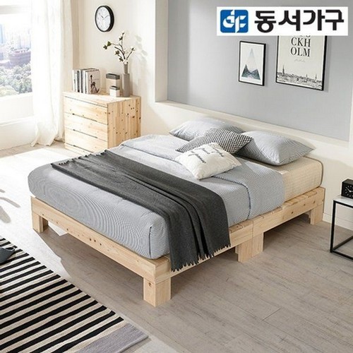 뉴 알로 편백 평상형 침대 Q