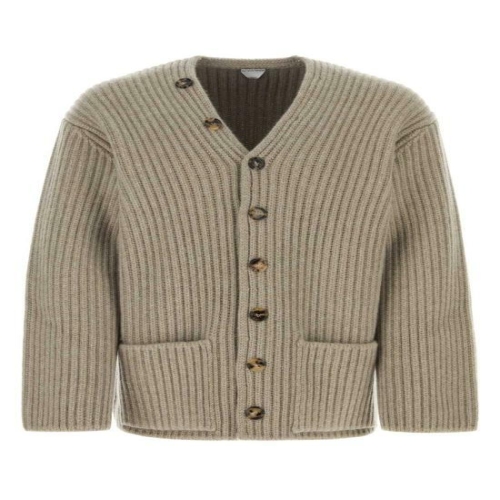  보테가베네타 791688V4AQ0 9700 Cappuccino wool blend cardigan 포함가