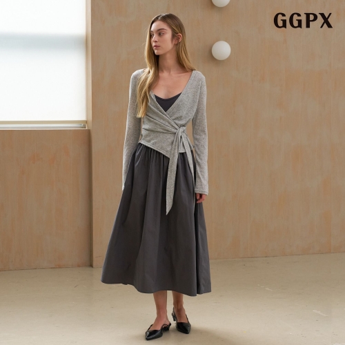 연승어패럴 GGPX 디에스 투웨이 레이어드 랩 가디건 셋업 원피스 GPCOW019D