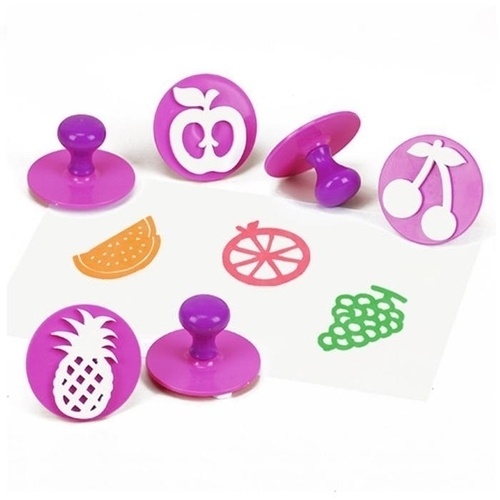 도장놀이 디오메 스탬프 6종세트 과일모양 47332206